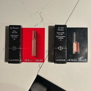 Giorgio Armani mini lipstick and eyeshadow bundle